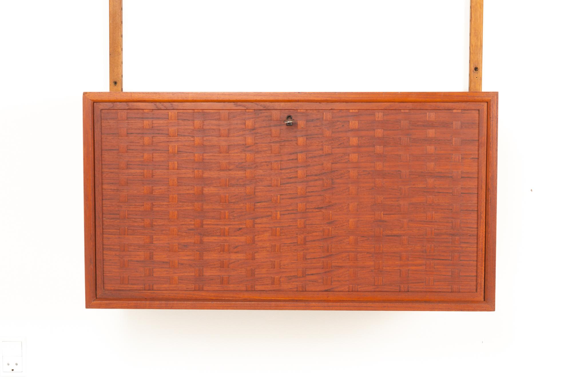 1970s teak wall unit