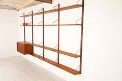 Vintage Danish Teak Wall Unit by Poul Cadovius for Cado, 1960s