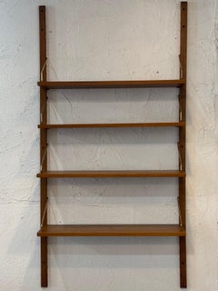 Vintage Danish Teak Wall Unit Poul Cadovius Cado Royal System Floating Shelving