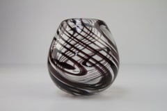 Vintage Danish Tear Drop Glass Vase by Holmegaard, 1970s