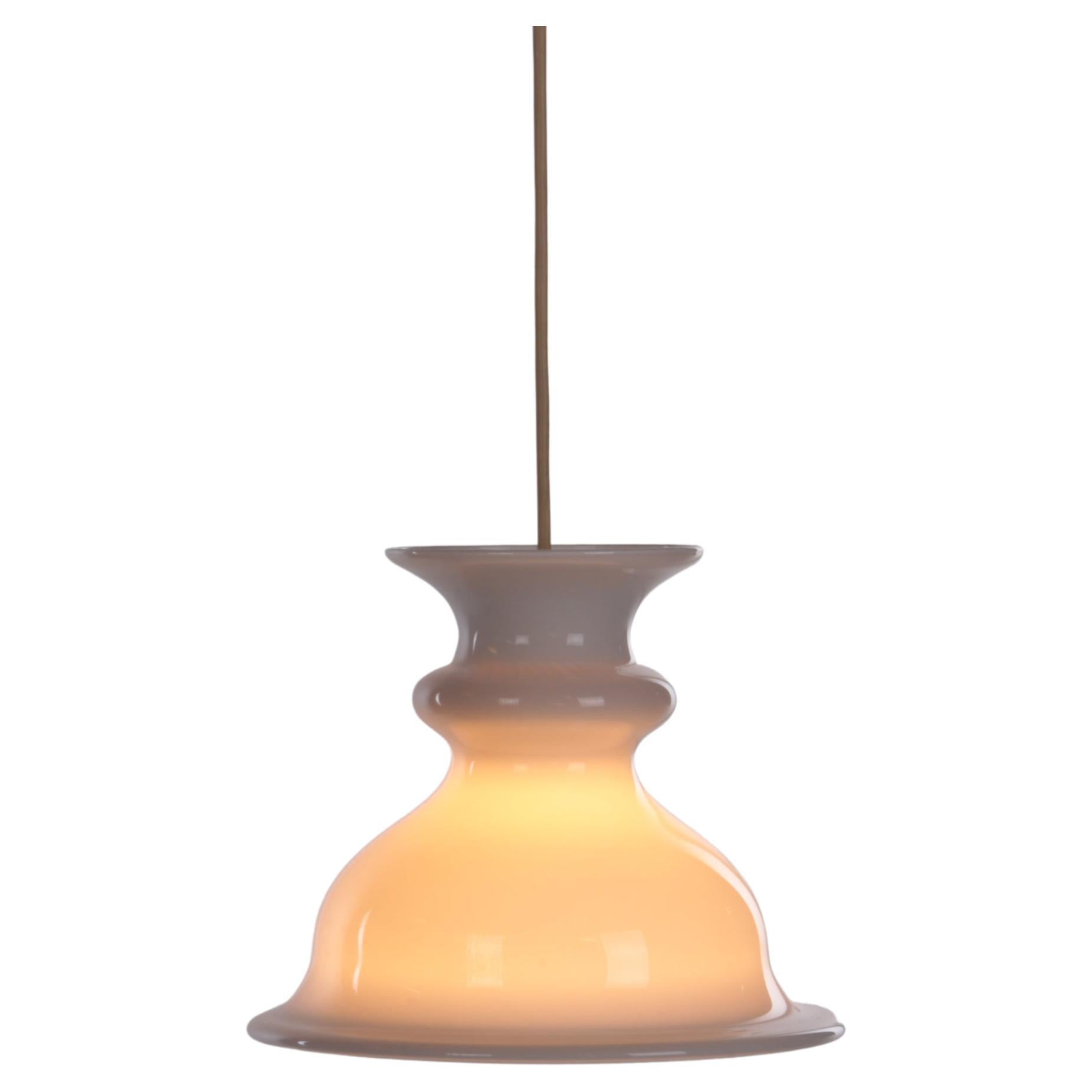 Lampe suspendue danoise vintage Tivoli de Sidse Werner pour Holmegaard, 1980, Danemark en vente