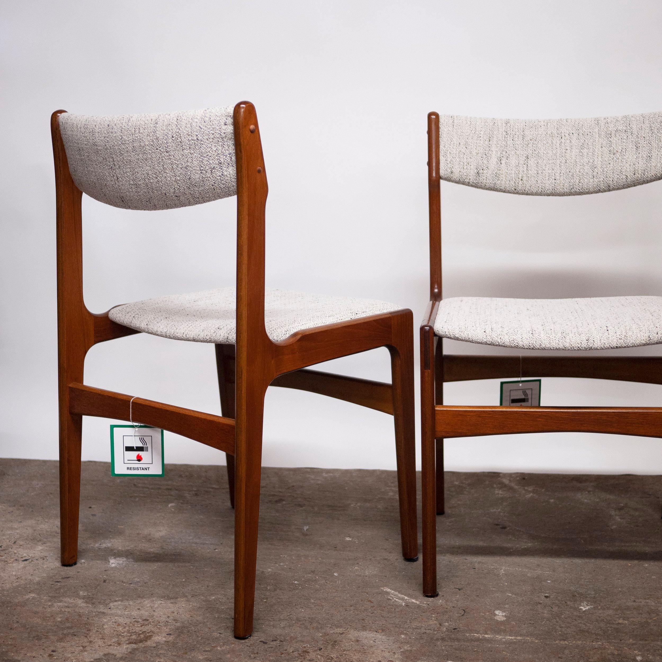 Vintage Danish Upholstered Teak Chairs by Anderstrup Stolefabrik, Set of 6 For Sale 5