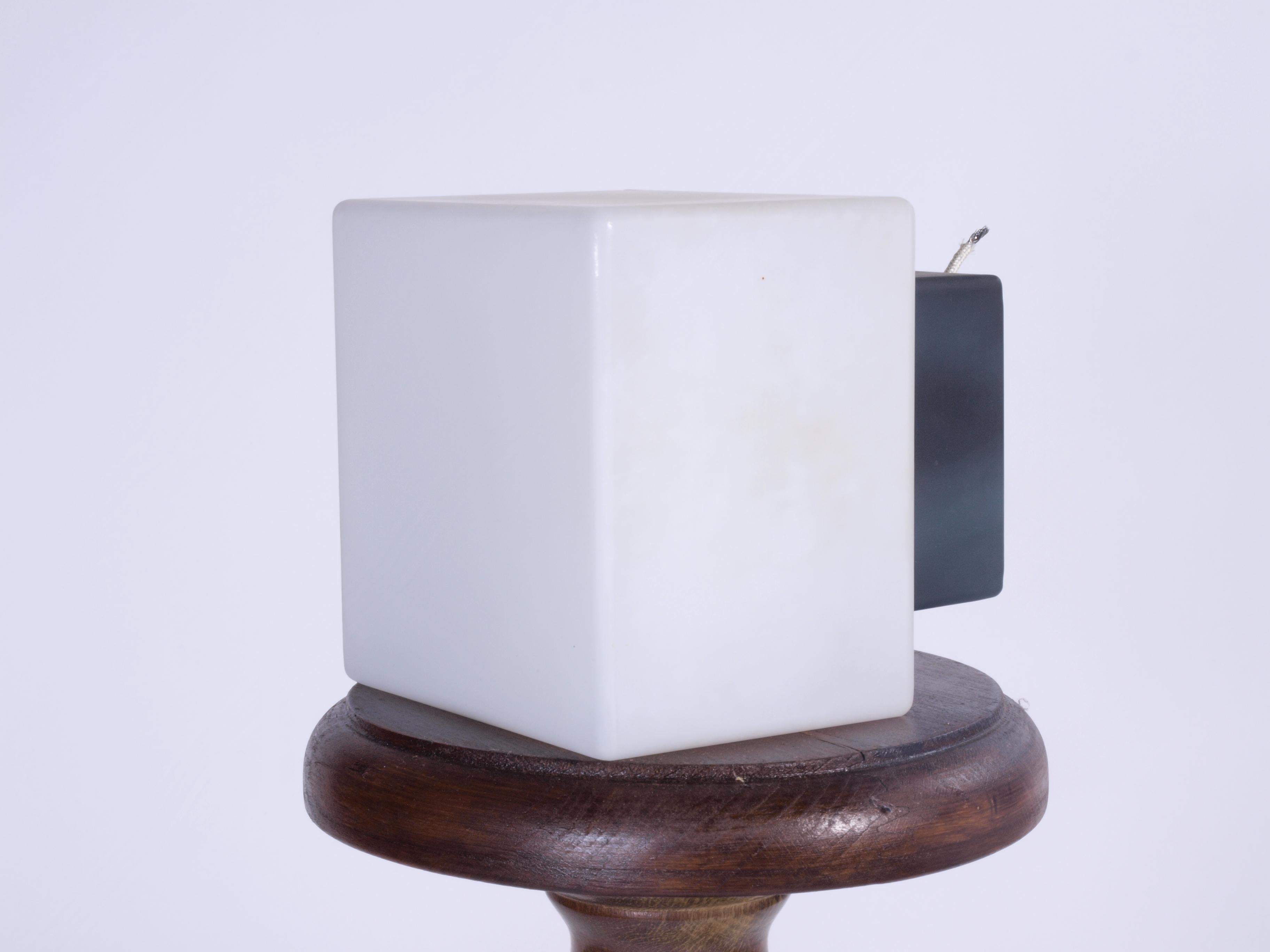 Vintage Danish Wall Lamp in White Opaline Glass from Louis Poulsen, 1960 For Sale 3
