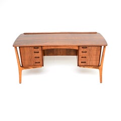 Vintage Danish Walnut Desk by Svend Aage Madsen for HP Hansen