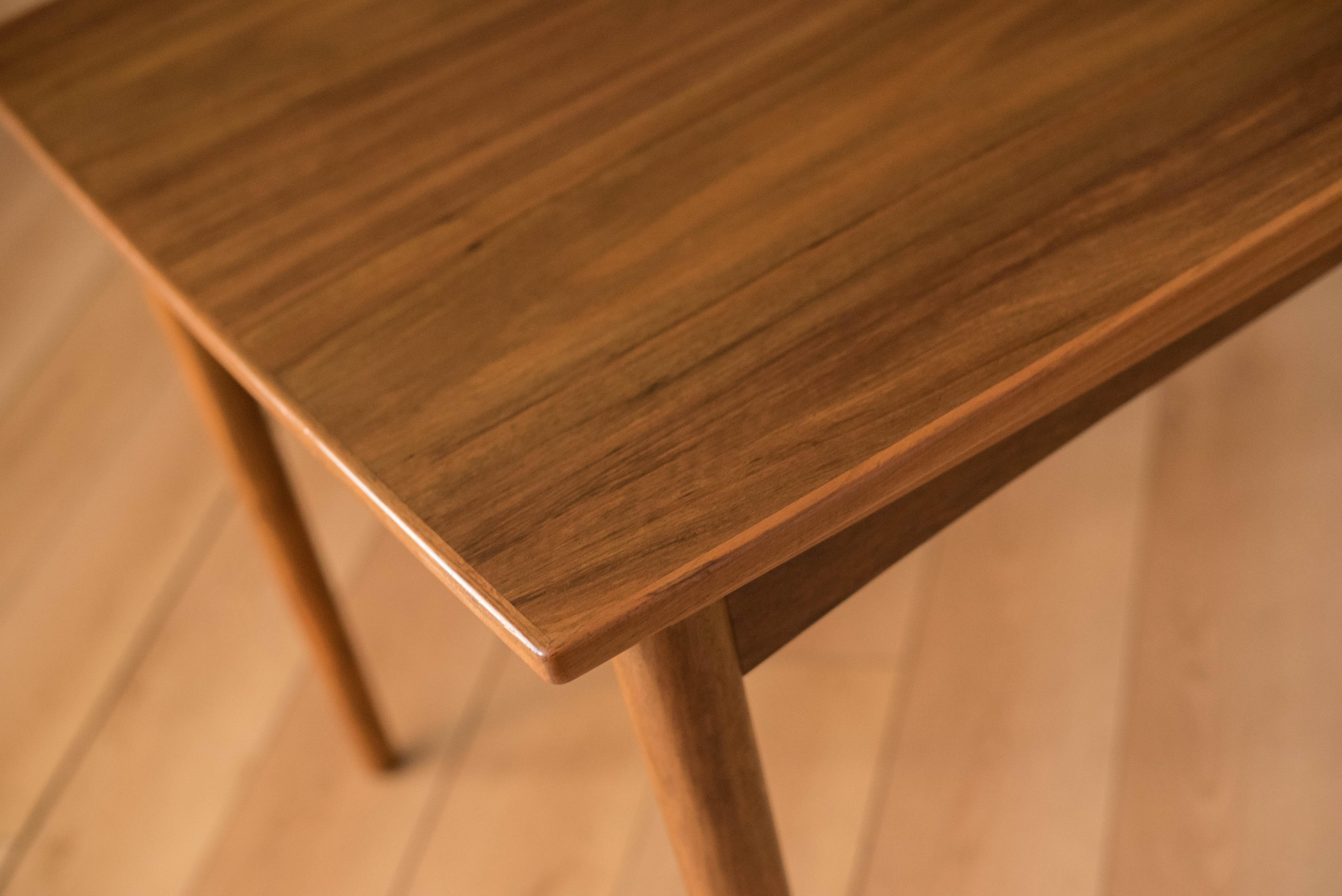 Vintage Danish Walnut Extendable Dining Table by Arne Hovmand-Olsen 6