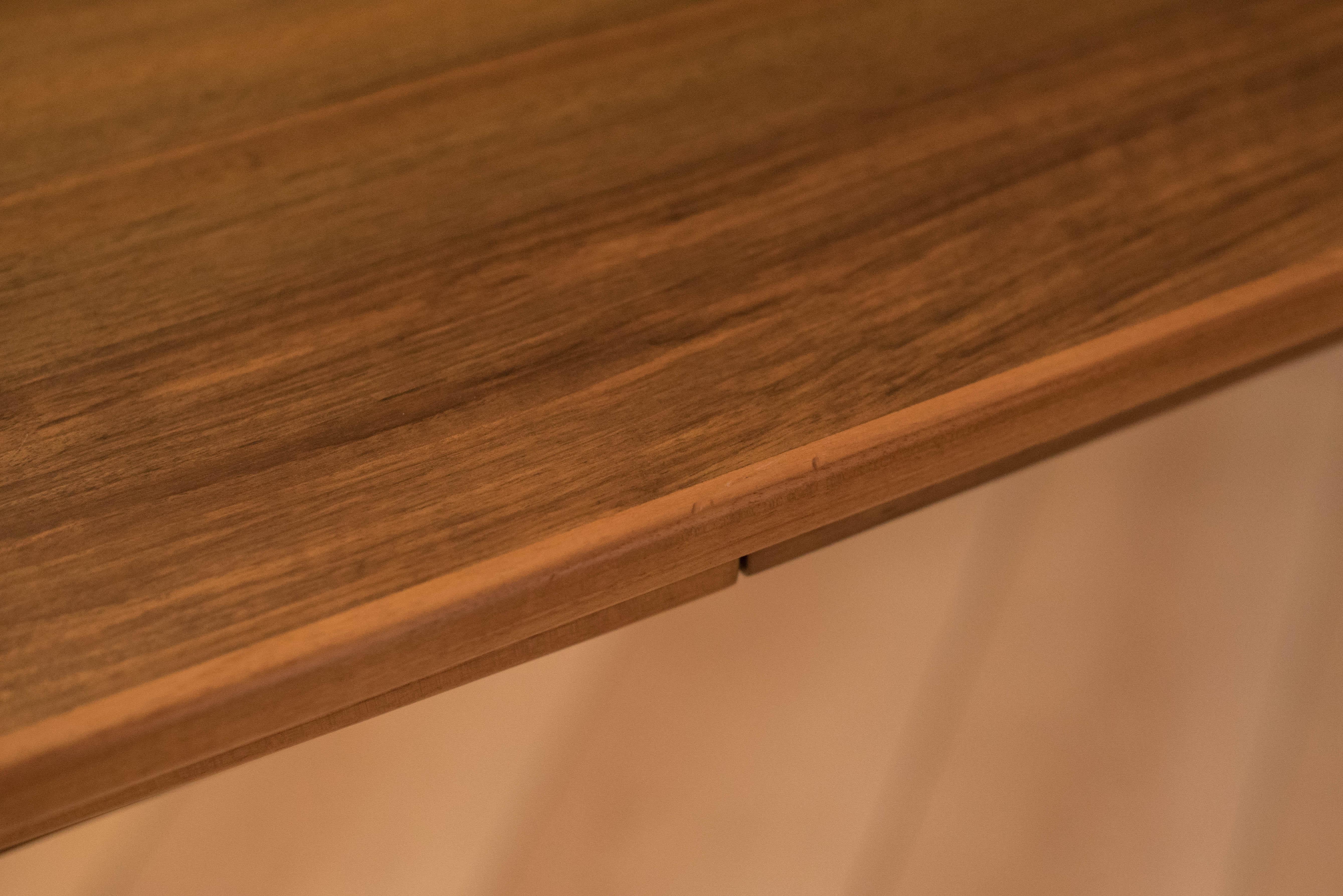 Vintage Danish Walnut Extendable Dining Table by Arne Hovmand-Olsen 9