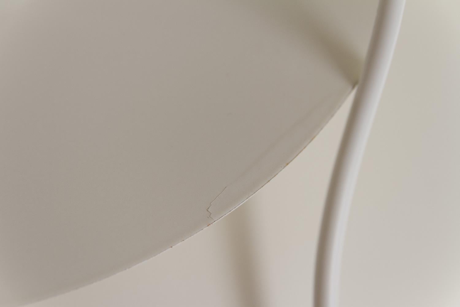 Vintage Danish White Pendelleuchten von Horn, 1980er Jahre. Satz von 2. 10