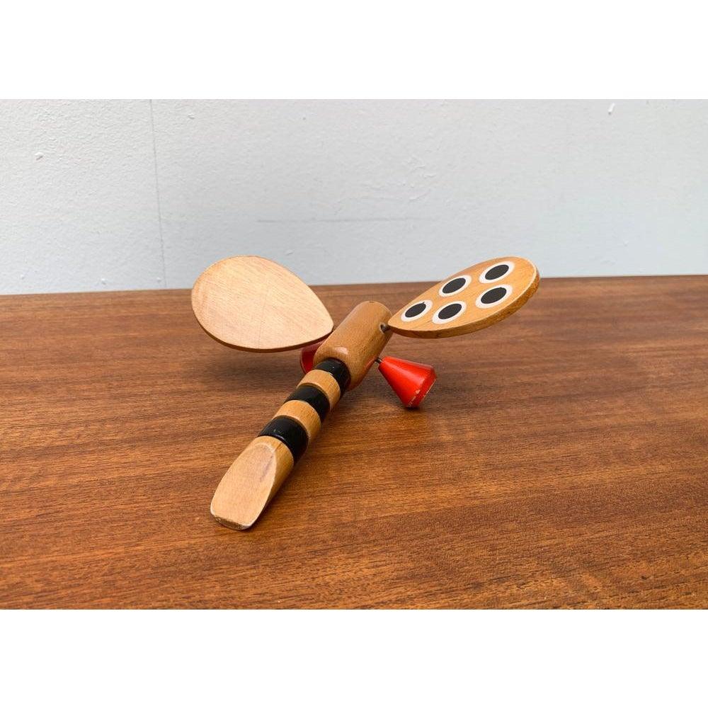 Vintage Danish Wooden Dragonfly Toy, 1970s For Sale 5
