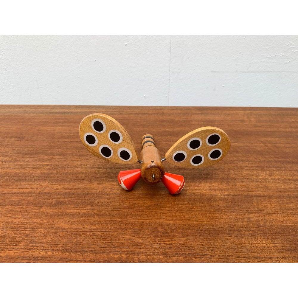 Vintage Danish Wooden Dragonfly Toy, 1970s For Sale 2