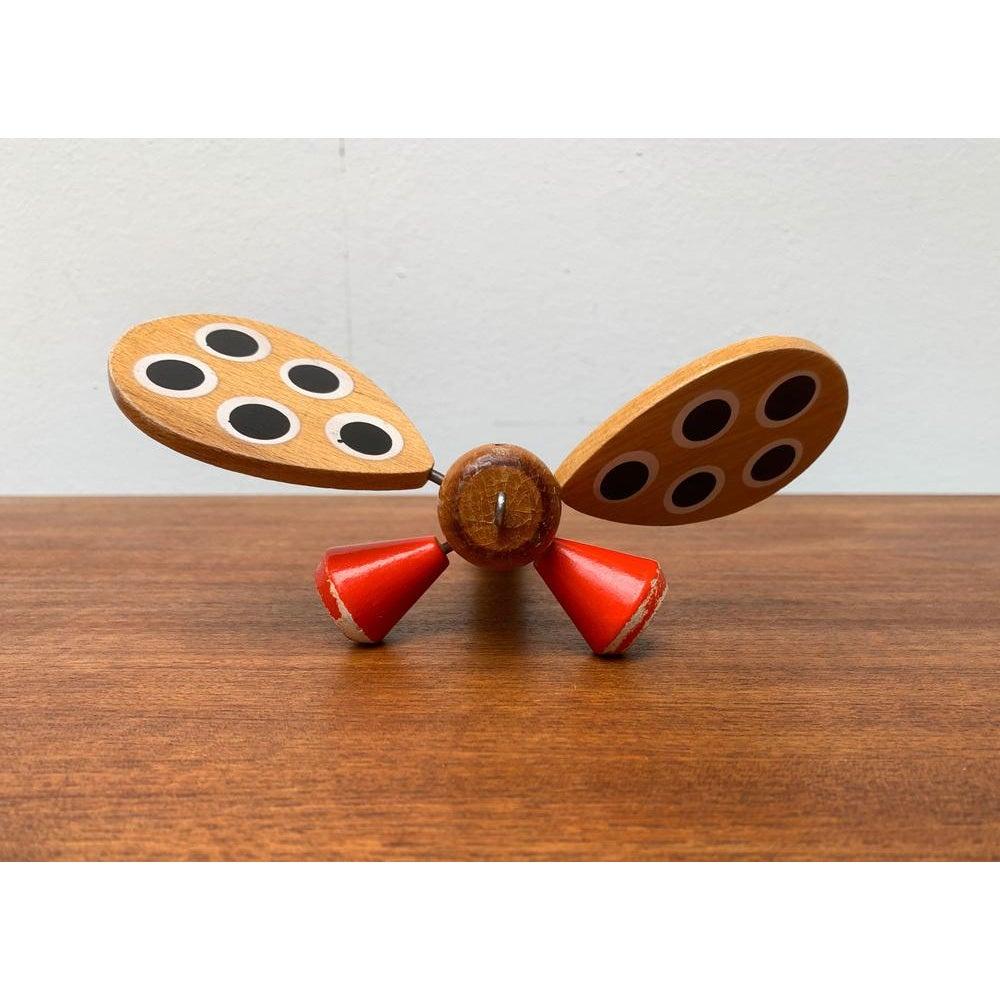 Vintage Danish Wooden Dragonfly Toy, 1970s For Sale 4