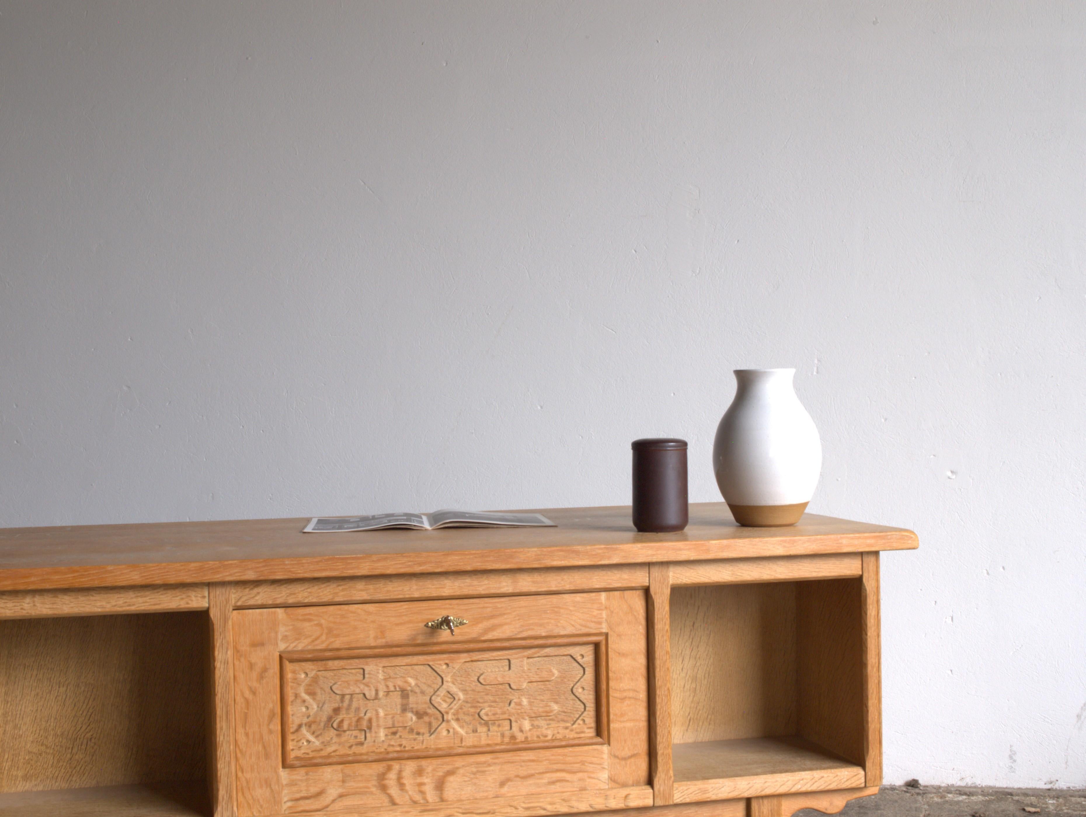 Vintage Danish Writing Desk by Henning Kjærnulf, 1970s 6