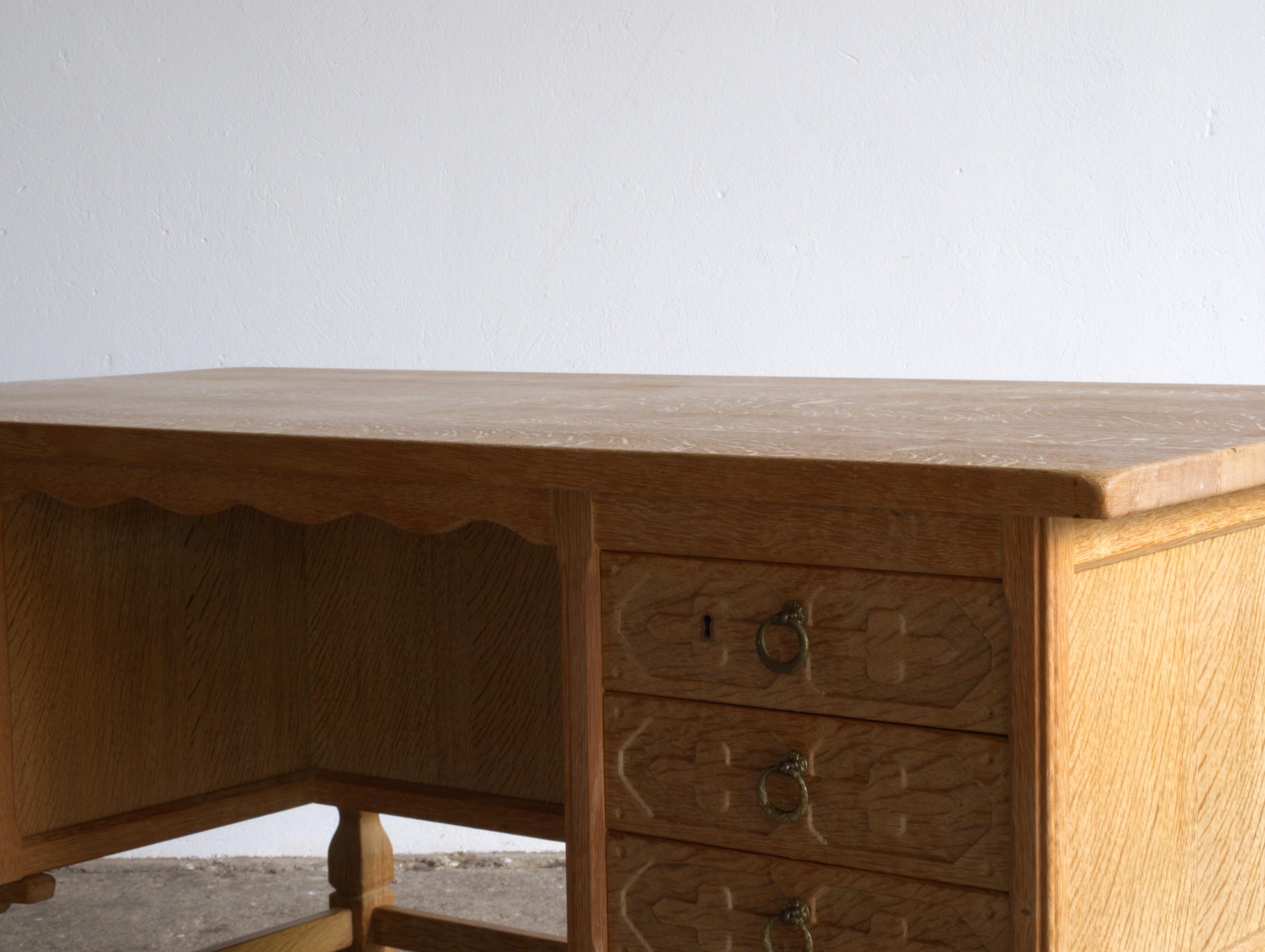 Vintage Danish Writing Desk by Henning Kjærnulf, 1970s 1