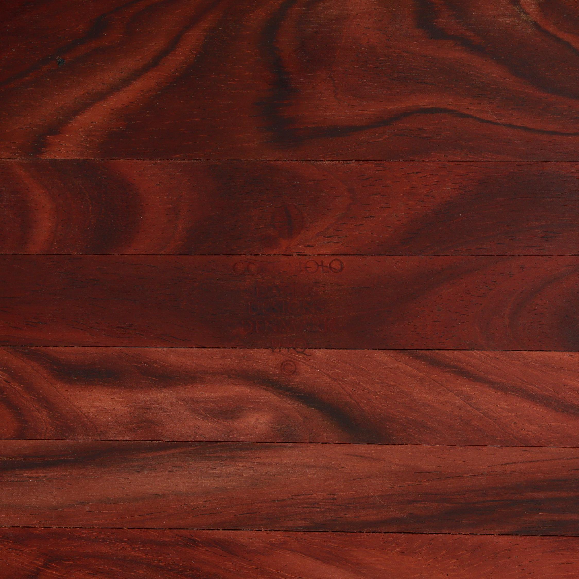 Secchiello per il ghiaccio in cocobolo di Jens Quistgaard, vintage Dansk Danish Modern 'Rare Woods' in vendita 6