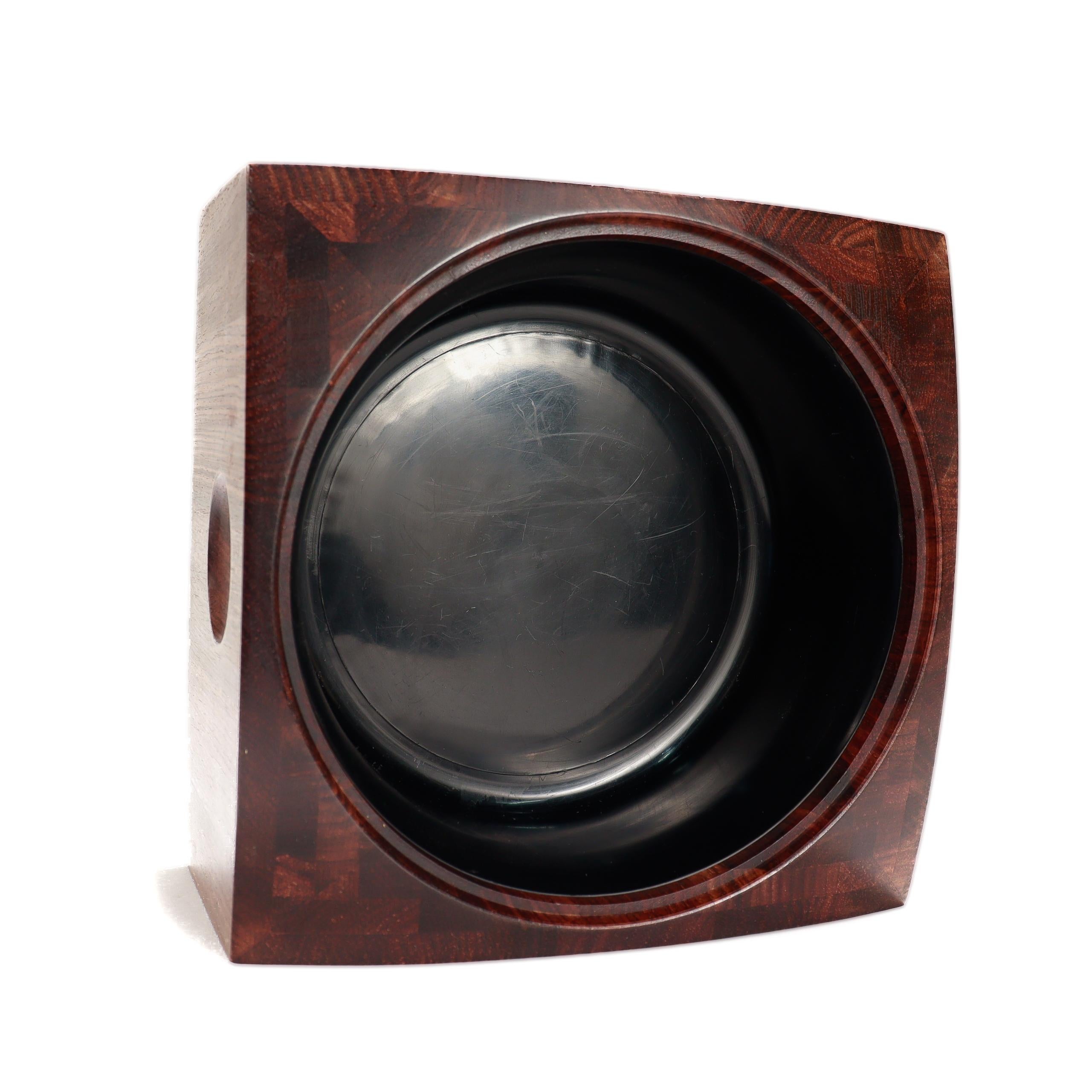 Secchiello per il ghiaccio in cocobolo di Jens Quistgaard, vintage Dansk Danish Modern 'Rare Woods' in vendita 9