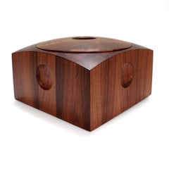 Dansk Danish Moderner dänischer Cocobolo-Eiskübel „Rare Woods“ von Jens Quistgaard, Vintage