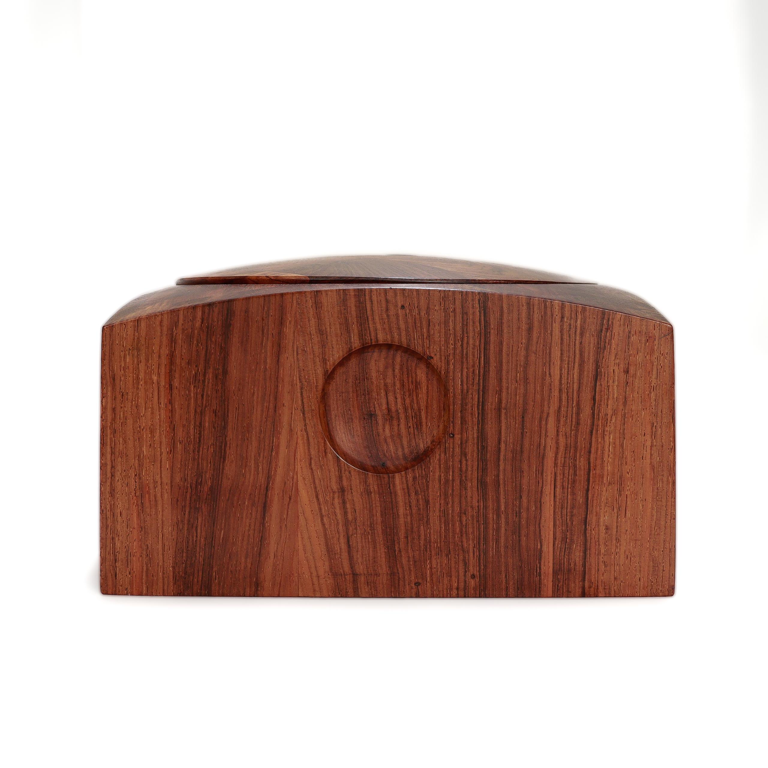 Scandinavo moderno Secchiello per il ghiaccio in cocobolo di Jens Quistgaard, vintage Dansk Danish Modern 'Rare Woods' in vendita