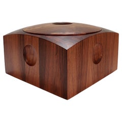 Vintage Dansk Danish Modern 'Rare Woods' Cocobolo Ice Bucket by Jens Quistgaard
