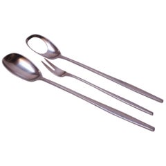 Retro Dansk Denmark 'Variation V' Serving Spoons and Fork