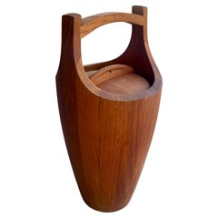 Cubitera vintage Dansk extragrande de teca maciza Congo de Quistgaard Dansk