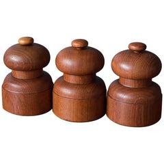 Vintage Dansk Salt and Pepper Mills by Jens Quistgaard