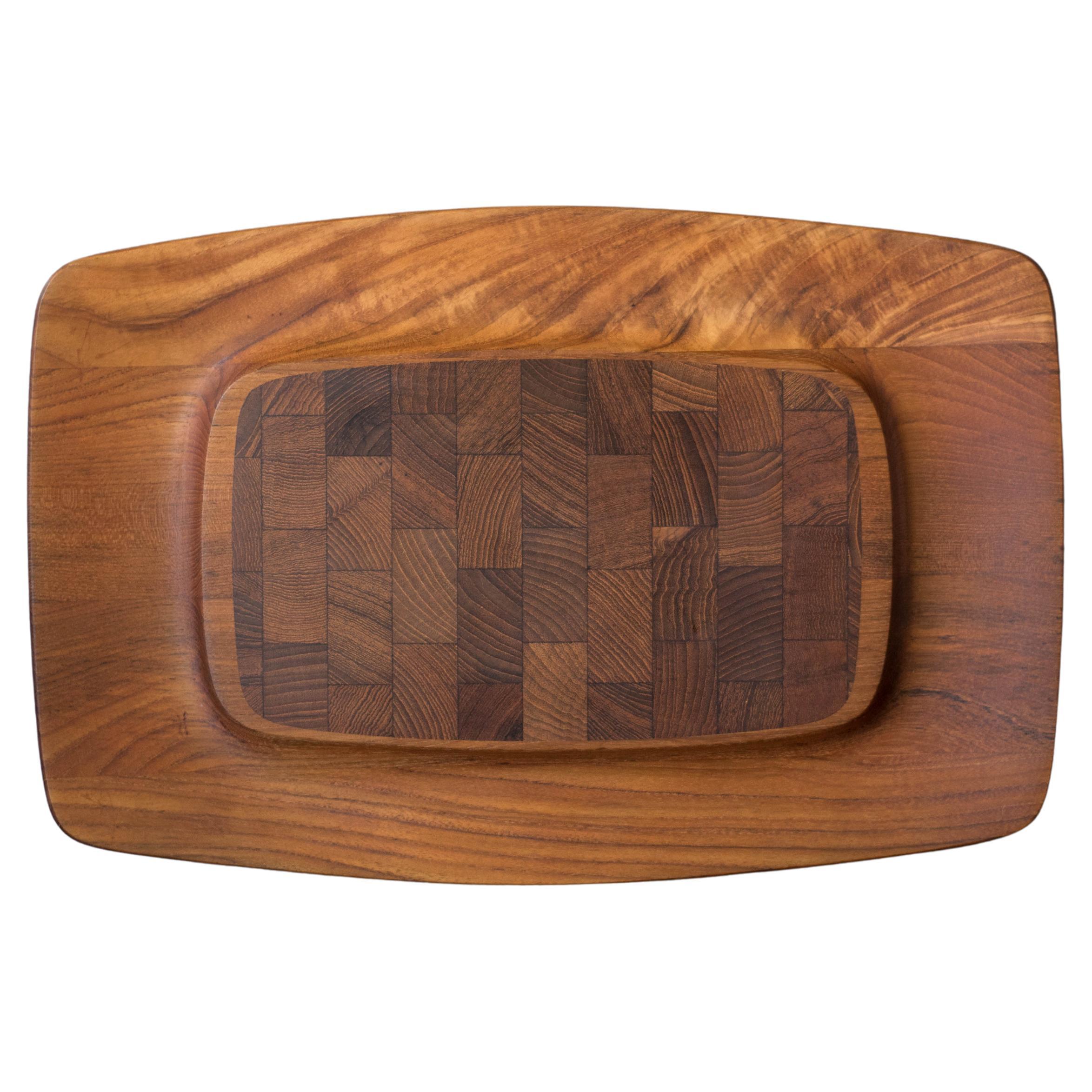 Vassoio da portata Dansk Teak d'epoca di Jens H. Quistgaard