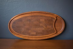 Vintage Dansk Teak Cutting Board Tray Platter by Jens H. Quistgaard