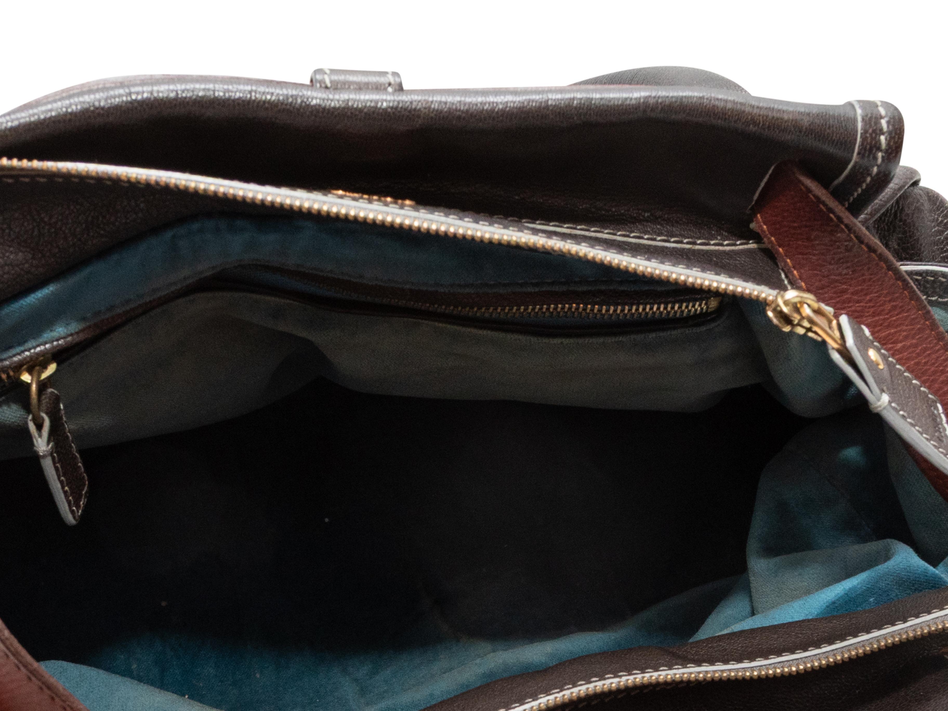 Vintage Dark Brown Chloe Marlow Tote Bag In Good Condition For Sale In New York, NY