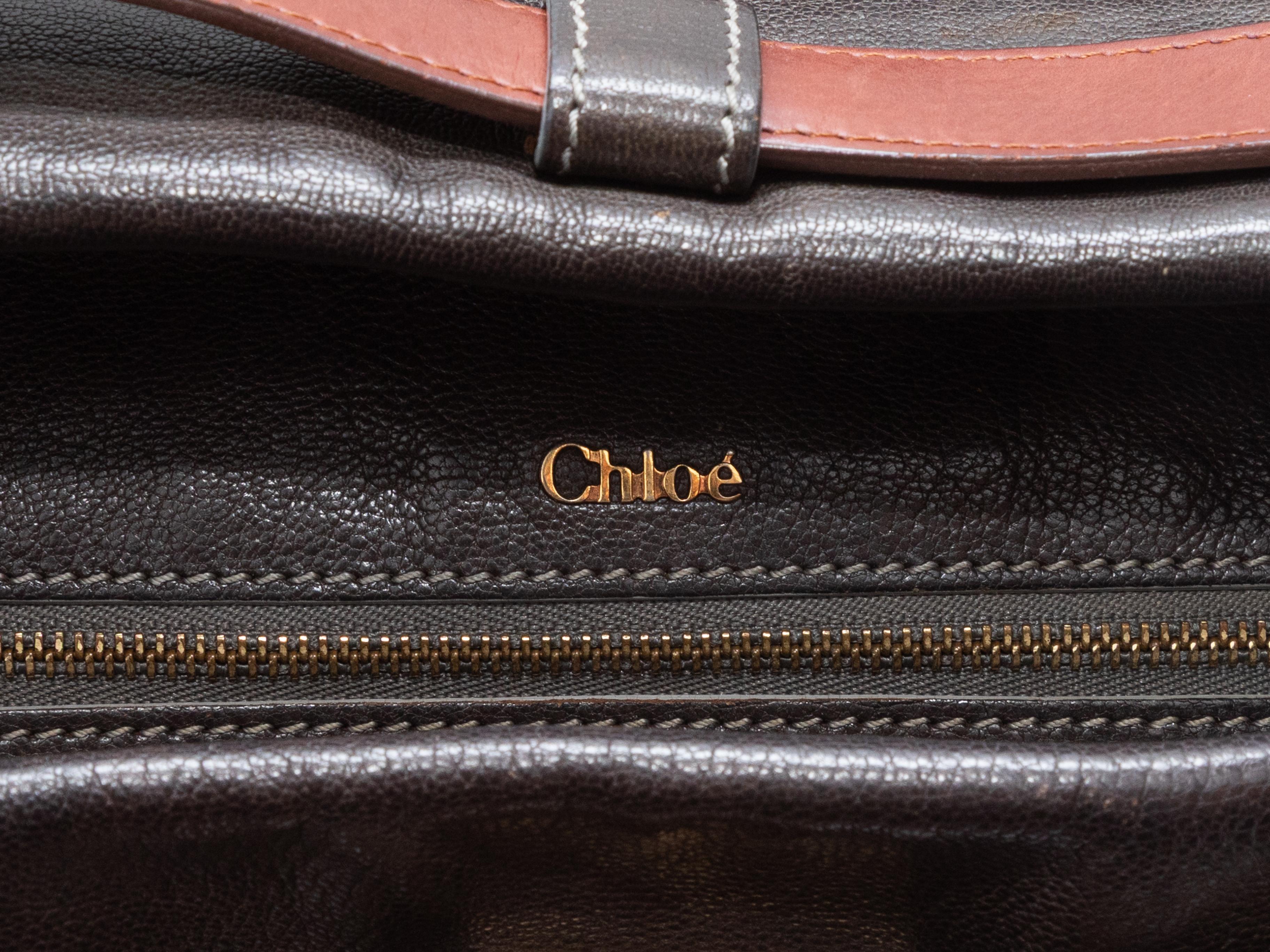 Vintage Dark Brown Chloe Marlow Tote Bag For Sale 1