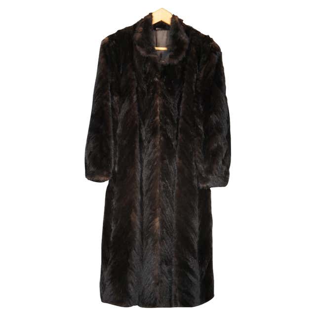 Long Haired Beaver Fur Coat For Sale at 1stDibs | beaver fur coats ...
