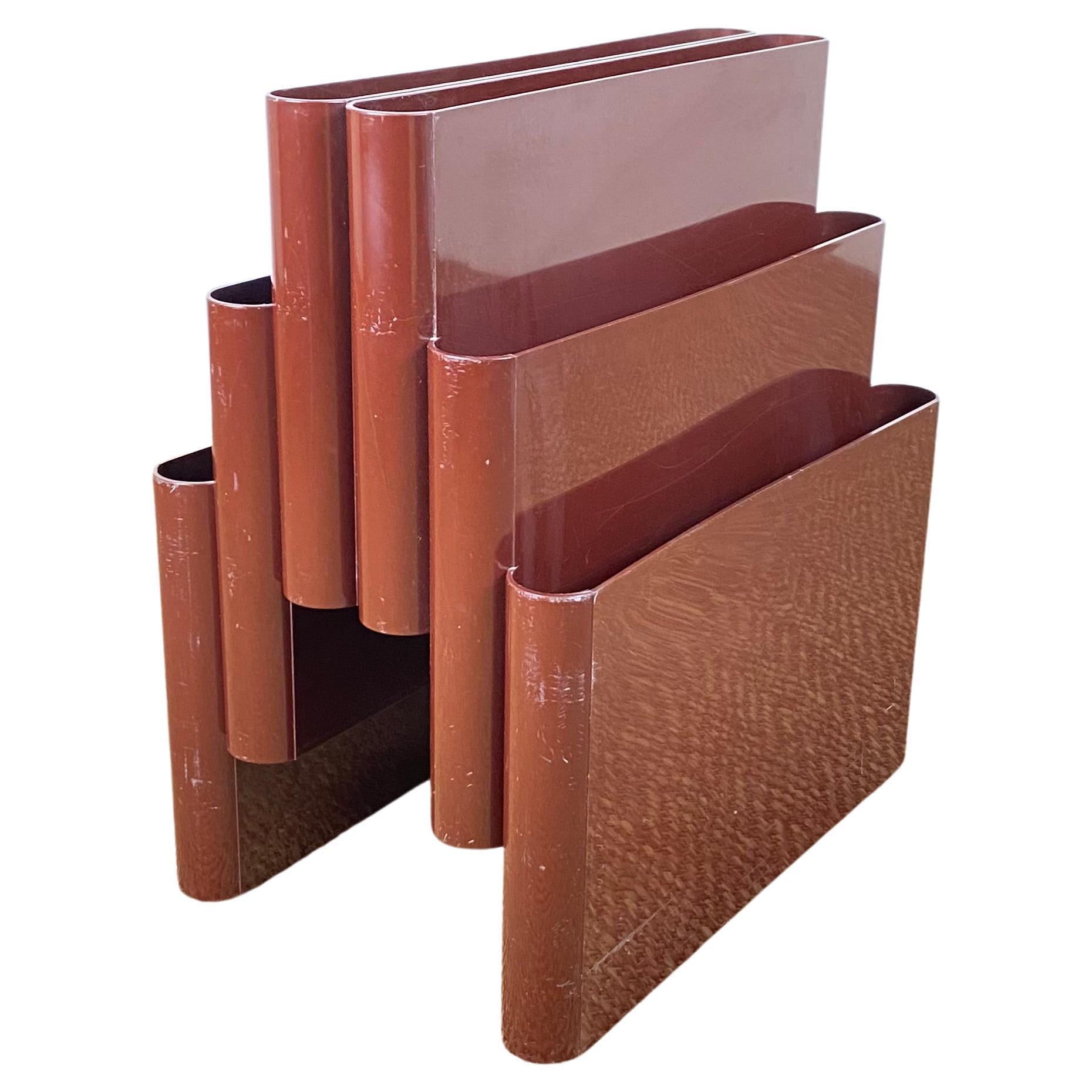 Portaviste 4675 Magazine Holder by Giotto Stoppini for Kartell, 1970s