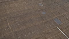 Vintage Dark Brown Hand-Woven Goat Hair Kilim 11'4''x13'10''