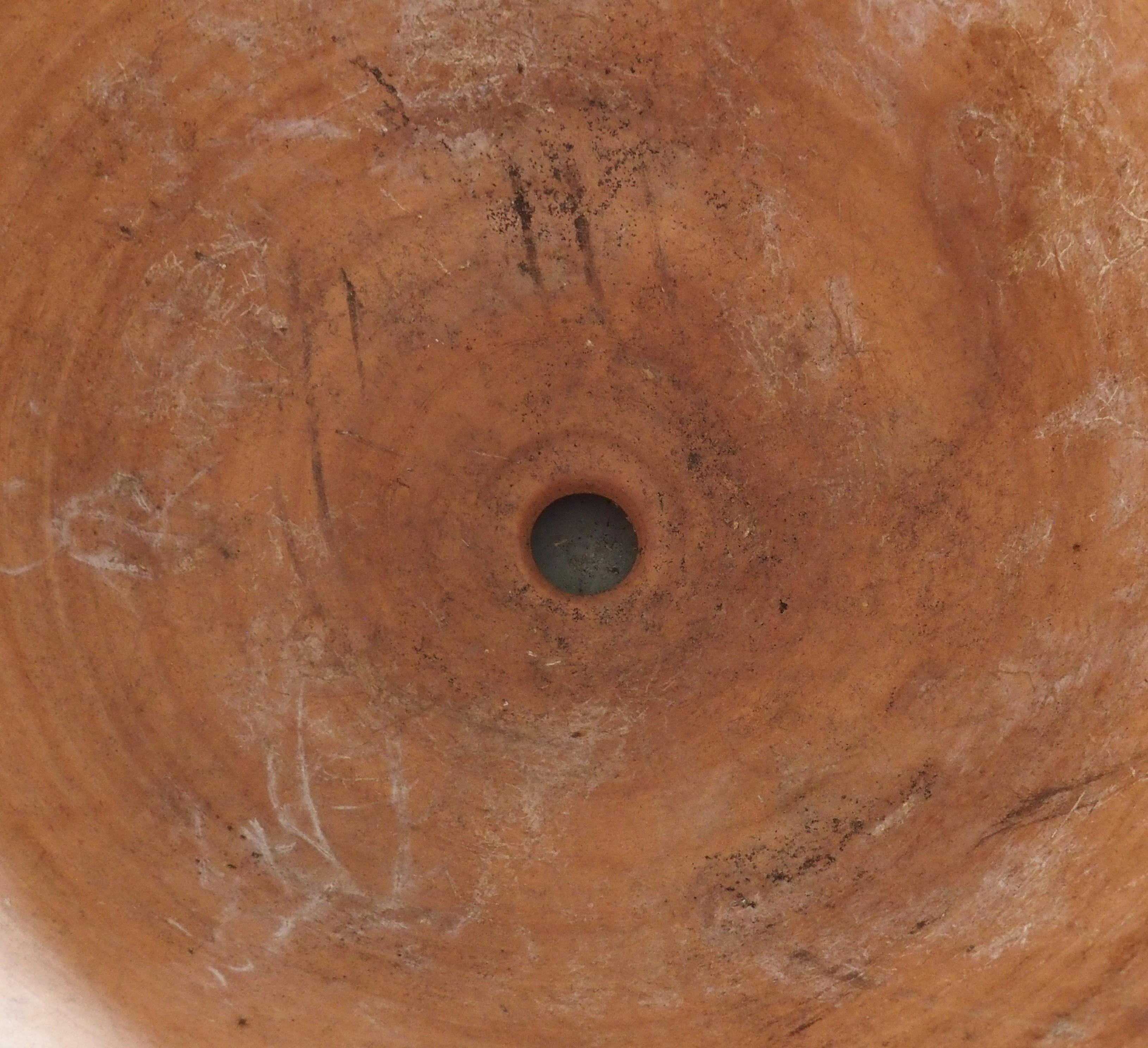 Pot à Anduze français vintage à glaçure flamme foncée par Boisset en vente 3