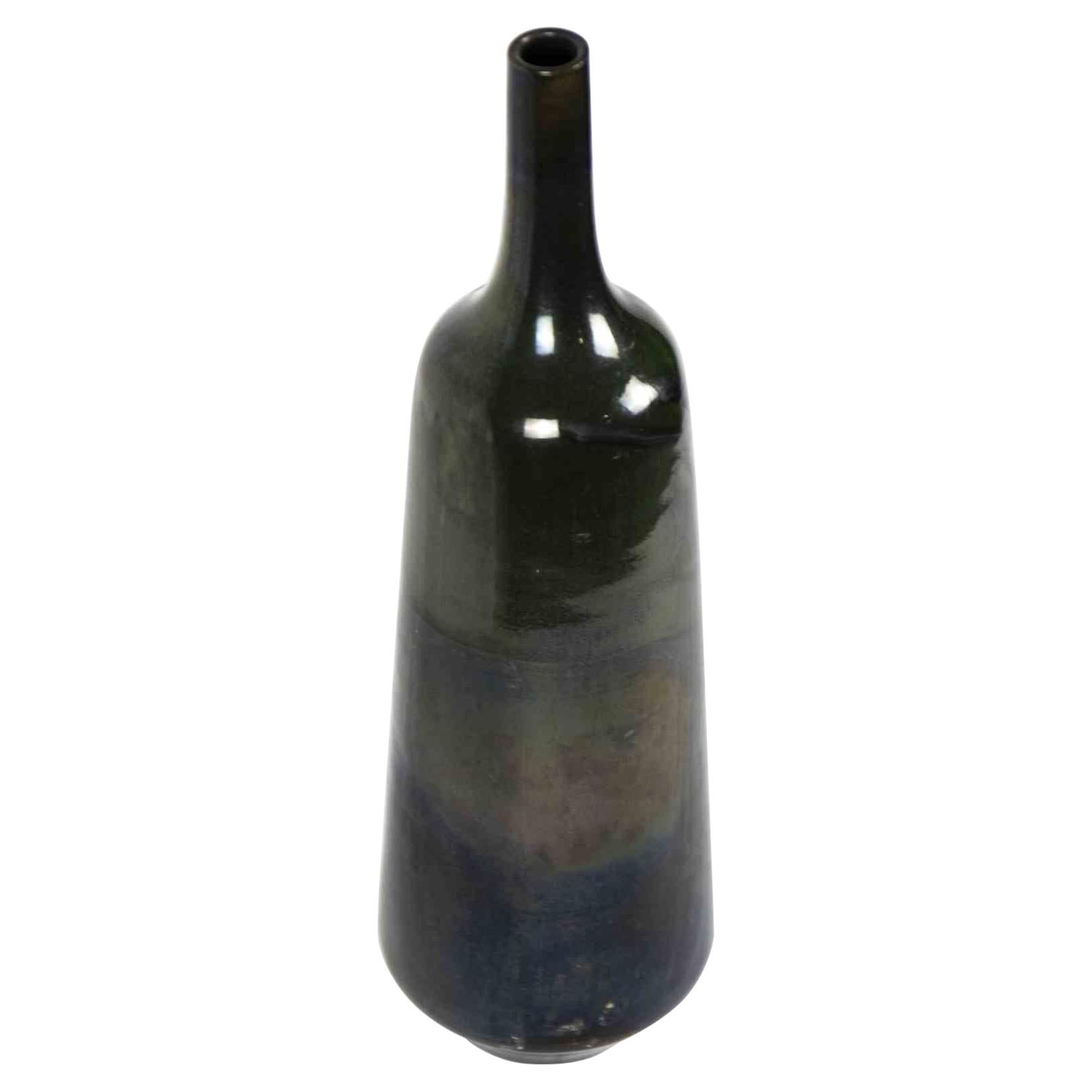 Vintage Dark Glass Bottle, 1970s