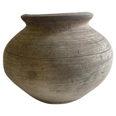 Vintage Dark Gray Matte Oil Pots Pottery