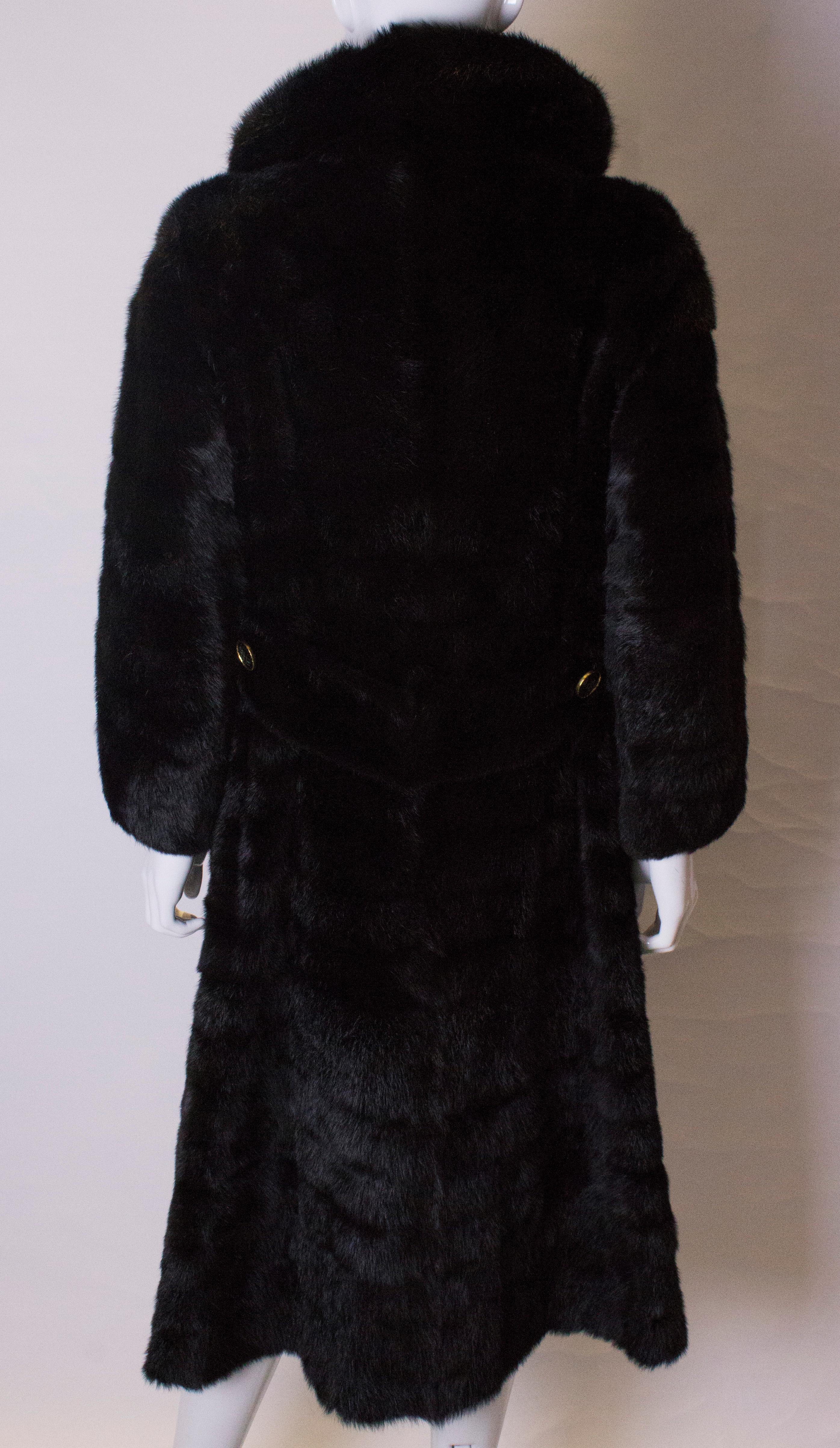 Vintage Dark Mink Coat 4