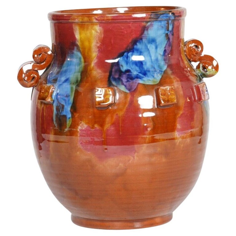 Vintage Dartmouth Pottery Ceramic Vase For Sale at 1stDibs