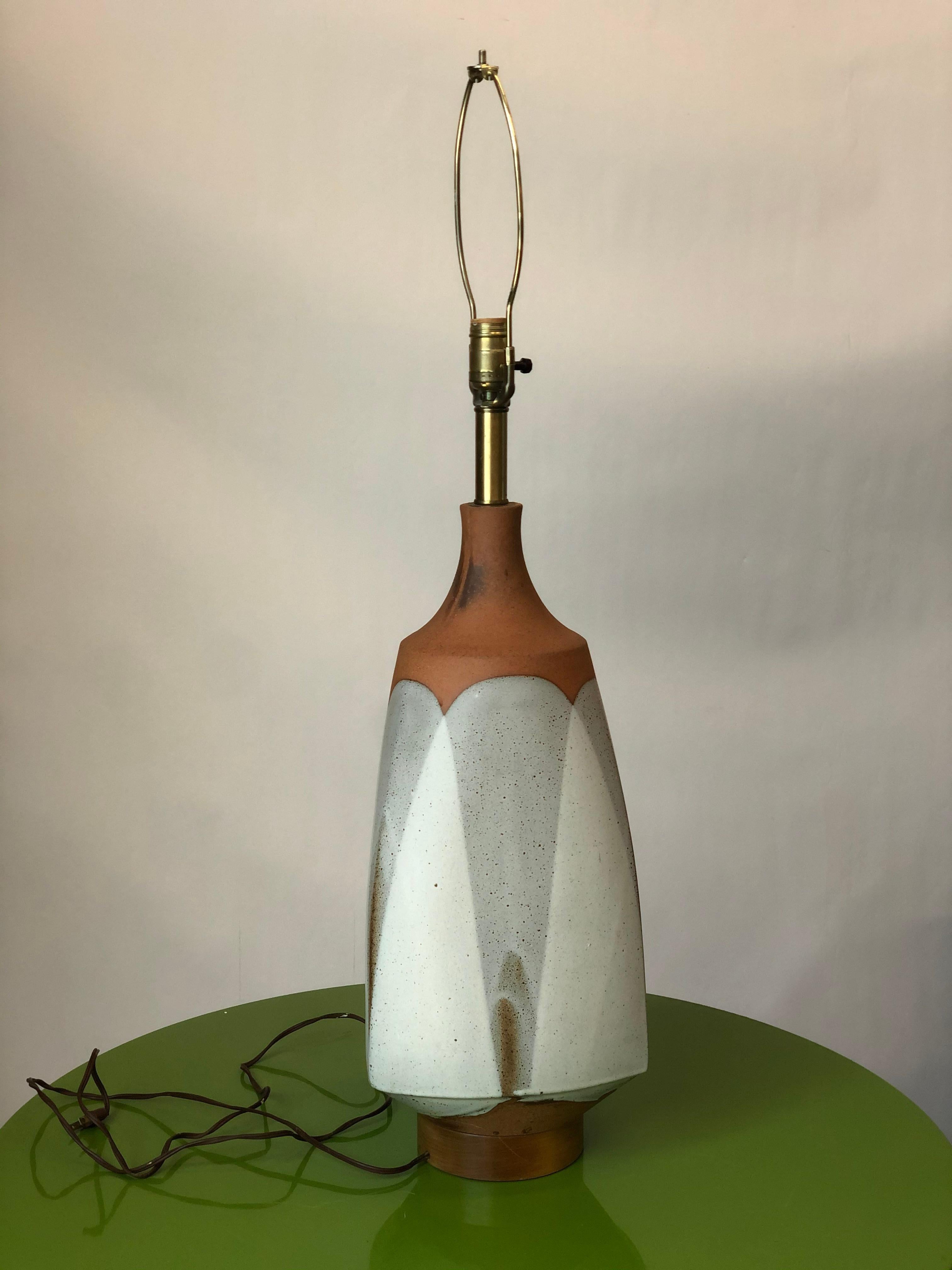 Mid-Century Modern Vintage David Cressey Ceramic Table Lamp, circa 1965