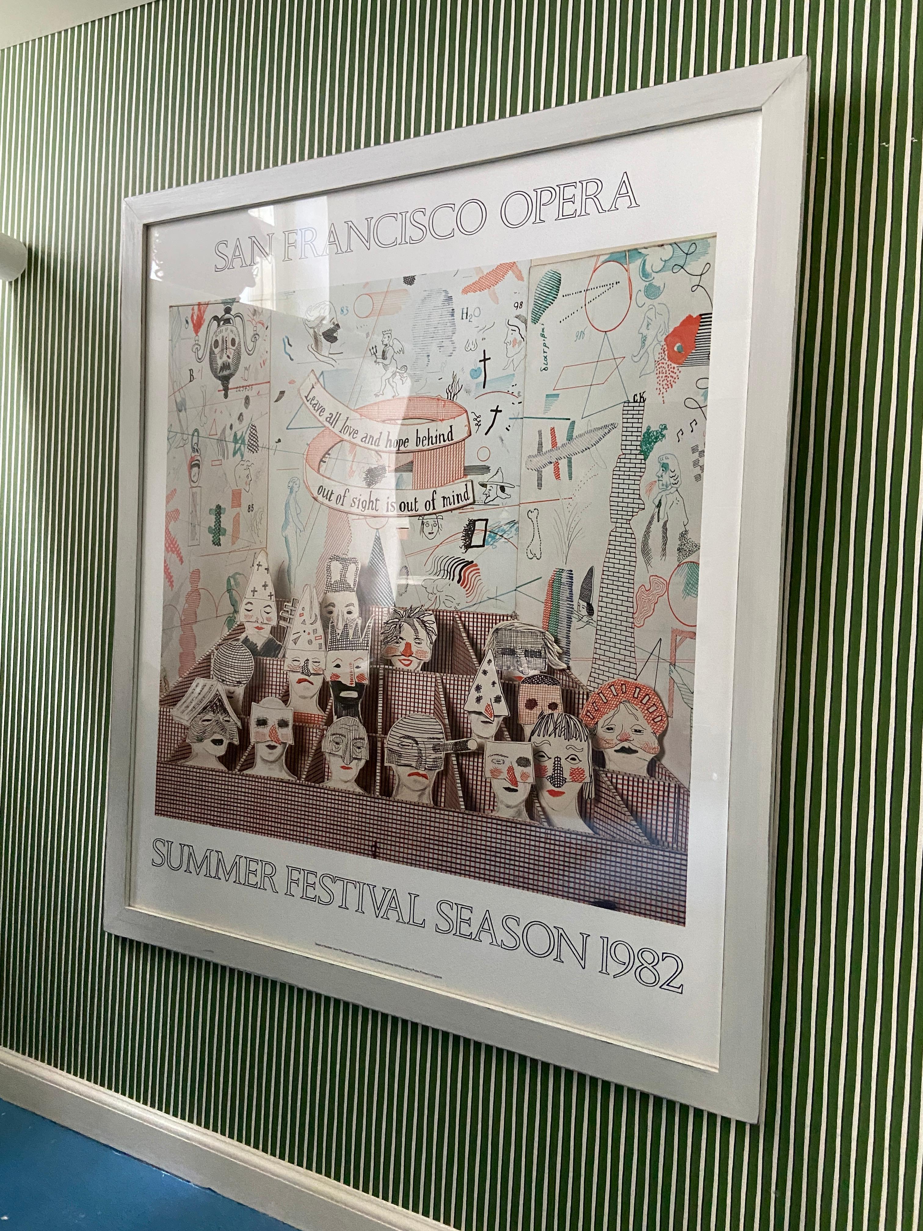 david hockney opera poster