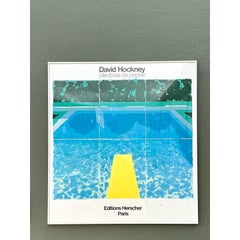Vintage David Hockney Gallery Show Poster