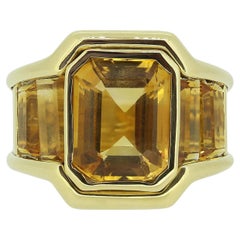 Vintage David Morris Citrine Ring