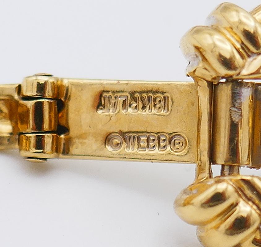 Vintage David Webb Totem Pendant 18k Gold Chain Necklace Gemstones 1