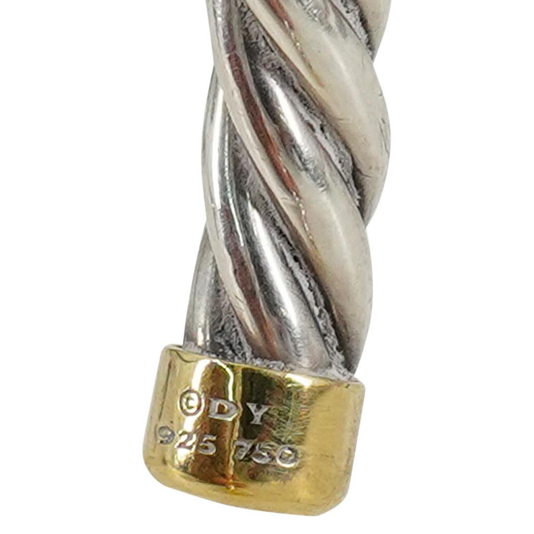 Vintage David Yurman Braided Braided Bracelet in 18K Gold and Sterling Silver 2