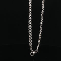 Vintage David Yurman Sterling Silver 925 Box Link Chain Necklace 22" 19g 2.25mm