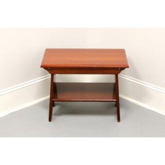DAVIS CABINET Solid Cherry Country Style Small Bench Footstool