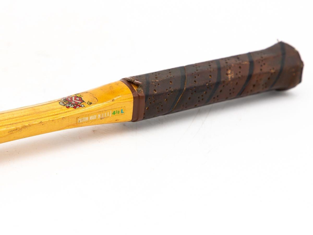 Vintage Davis Tennis Racket with Press, USA 1970s In Good Condition In South Salem, NY
