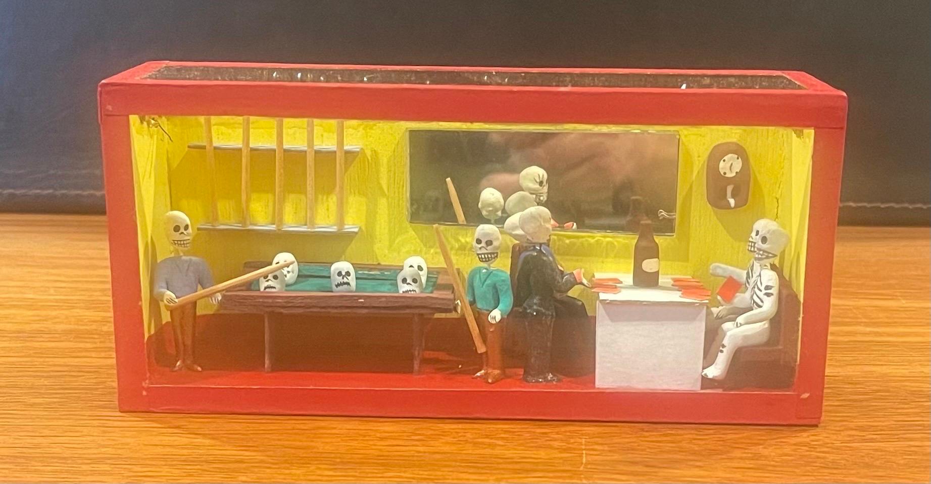 mexican diorama box