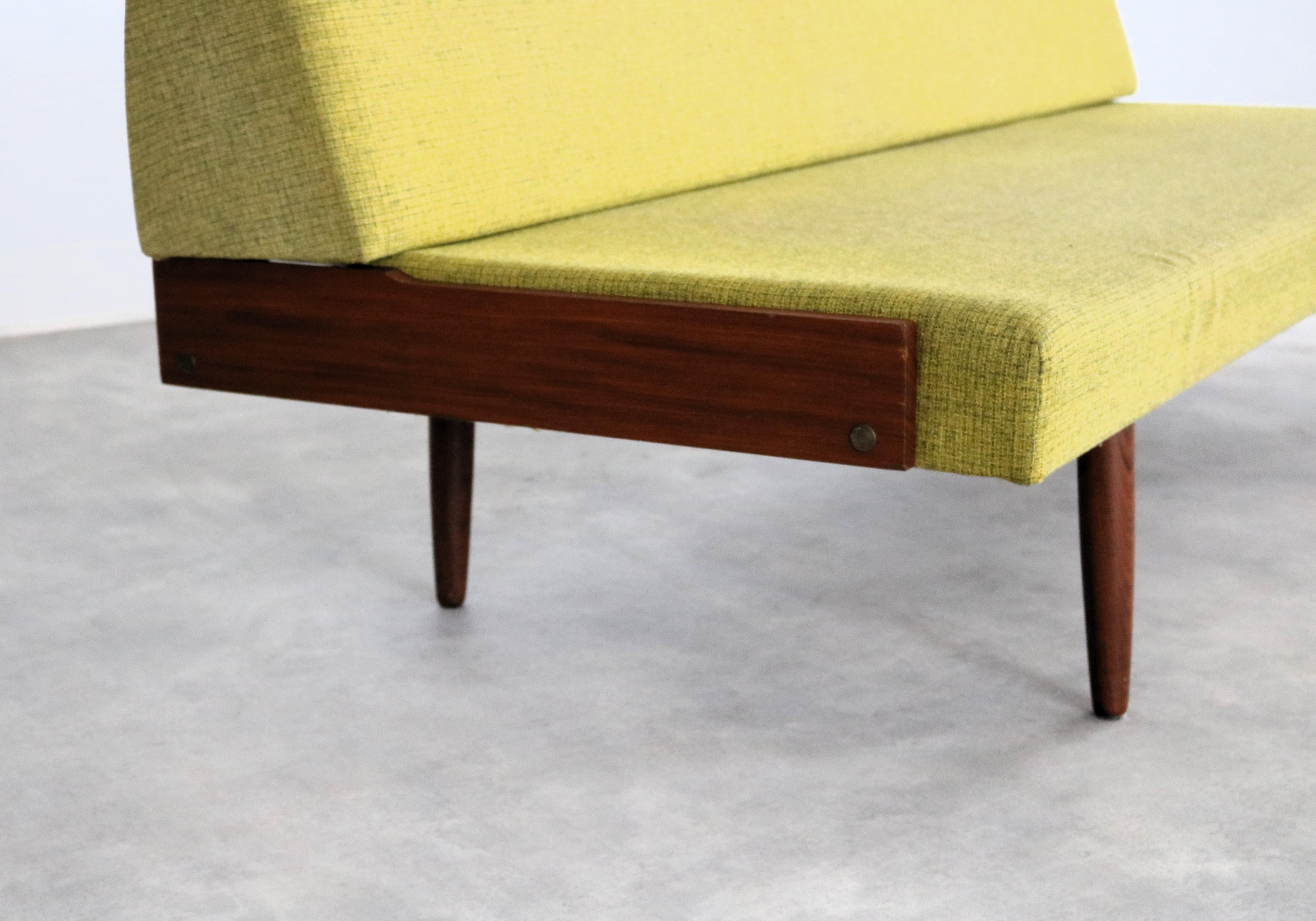 Fabric vintage daybed  bank  sofa  60s  Swedish