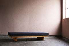 Vintage Daybed by Christian Durupt, Pine, French Modernist, 1960s