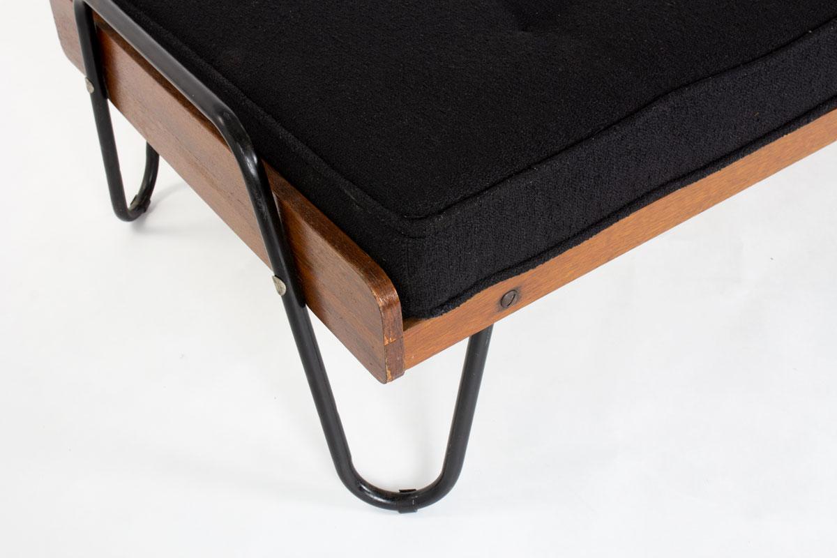 Metal Vintage Daybed by Jacques Hitier, 1950 For Sale