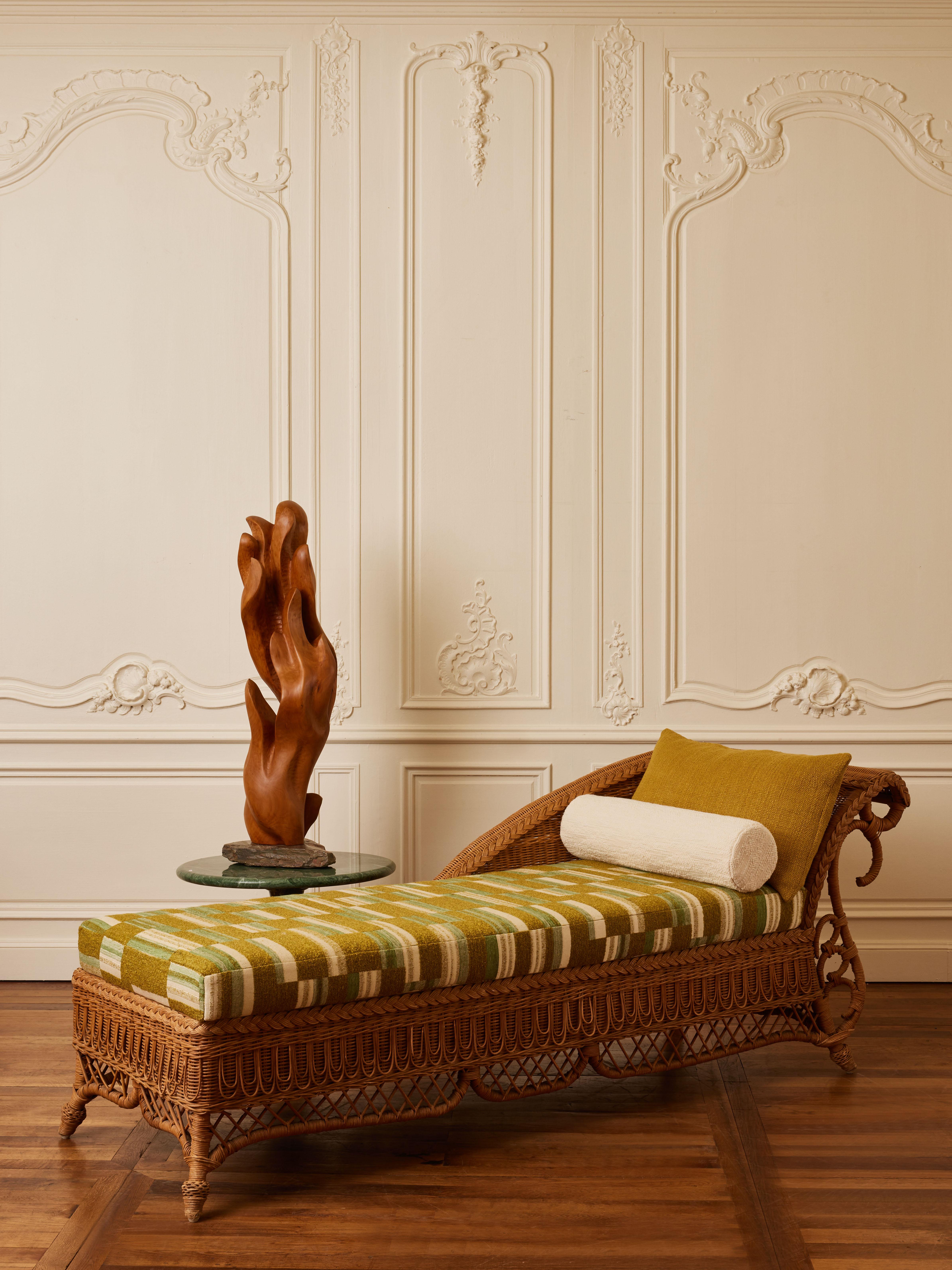 Vintage Daybed in Rattan 1